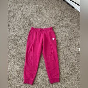 Nike Kids Fuchsia Joggers